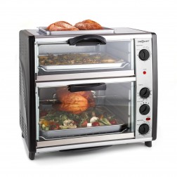 Піч електрична подвійна OneConcept All-You-Can-Eat (10026452)