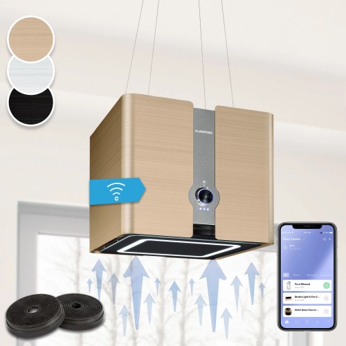 Витяжка кухонна острівна Klarstein Futurelight Smart (10038708) 42 см