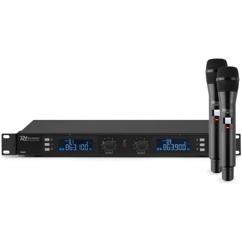 Мікрофони безпровідні з радіобазою Power Dynamics PD632H (179.010)